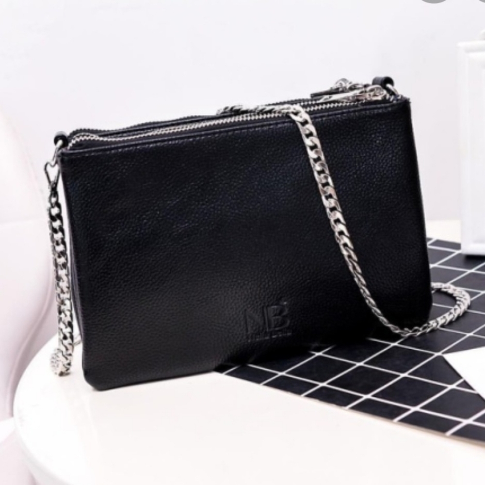 Nella Bella Vegan Leather Chain Bag